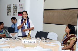 NACG Chair of Sri Lanka making a point